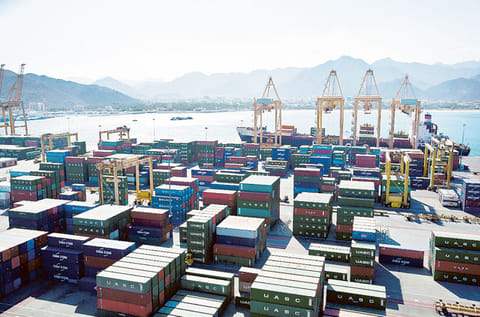 Containers at Khorfakkan port in Sharjah. The Sharjah Chamber of Commerce & Industry (SCCI) has launched the ‘Sadder’(export) Fund for financing exports.