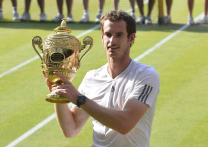 Andy Murray achieved a cult hero status when he won the Wimbledon singles crown for the first time in 2013, ending a 77-year British drought. 