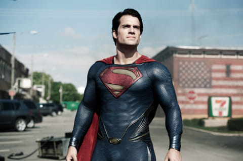 Henry Cavill as Superman in "Man of Steel." 