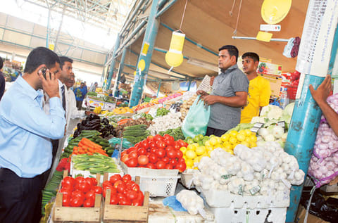 People buying fruit and vegetables in Dubai. In the past Gulf Cooperation Council (GCC) countries would have had to grapple with food insecurity, not because they cannot pay for their food imports, but because countries were not willing to sell. 