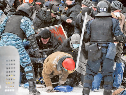 The fascists face of Ukraine protests