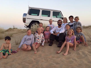 Shaikh Mohammad's chance Dubai desert meeting with family 