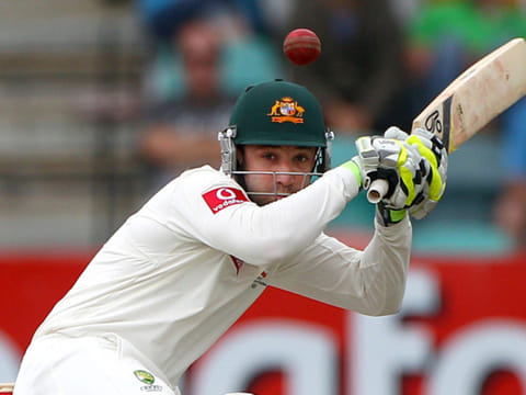 The promising career of Australia's Phil Hughes was cut short by a bouncer in 2014.
