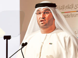 Dr. Sultan bin Ahmed Al Jaber, Minister of Industry and Advanced Technology and Managing Director and Group CEO of the Abu Dhabi National Oil Company (ADNOC), Chairman of Masdar and Executive Chairman of XRG.