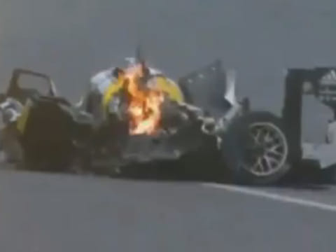 Watch: Mark Webber involved in horror Brazil crash