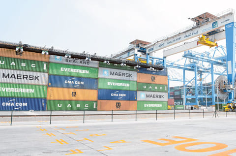 A file image of Khalifa Port in Abu Dhabi, used for illustrative purposes.