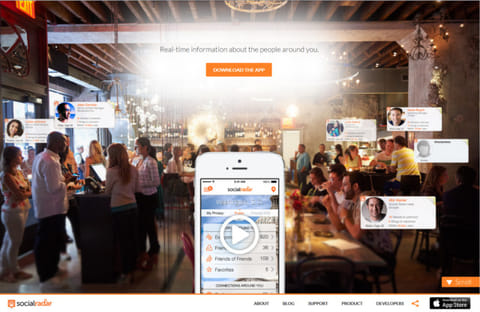 Mobile app shows where to find friends