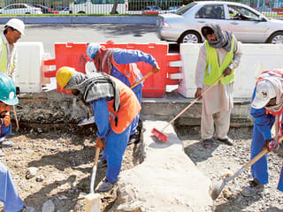 Abu Dhabi: Inspection drive at construction sites