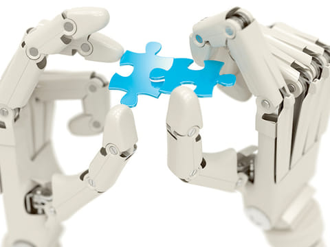 Get the robot to pick up what you need