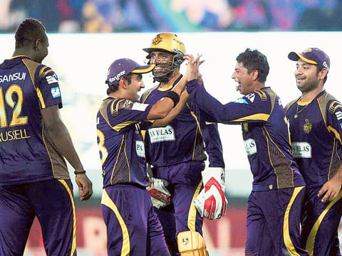 Former KKR captain Gautam Gambhir 