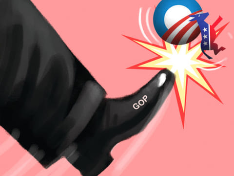 Heads Obama loses, tails his rivals win