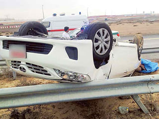 Taking wet roads lightly is dangerous 