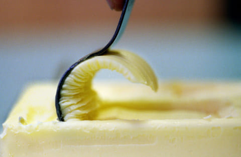 A study suggests there isn't convincing evidence that saturated fat — which butter has a lot of, but olive oil does not — increases the risk of heart disease