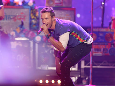 Chris Martin of Coldplay 