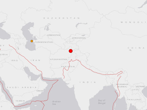Screen grab USGS