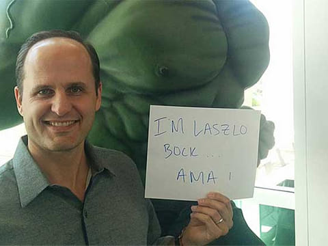 Laszlo Bock/Twitter