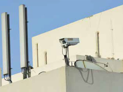 Footage from surveillance cameras on buildings cannot be shared on social media or other public platforms.