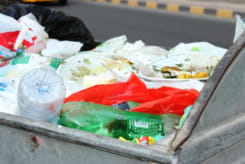 Be smart when disposing trash