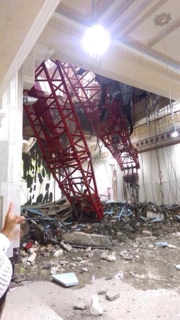 More than hundred people killed as ‘giant’ crane falls in Makkah Grand Mosque
