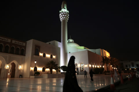 Women worship in a separate part of mosques, away from the men, on April 16, 2015 in Riyadh, Saudi Arabia. Although the rights of women are changing in Saudia Arabia, many challenges remain. Some women are happy with the pace of change, and others are frustrated. (Carolyn Cole/Los Angeles Times)