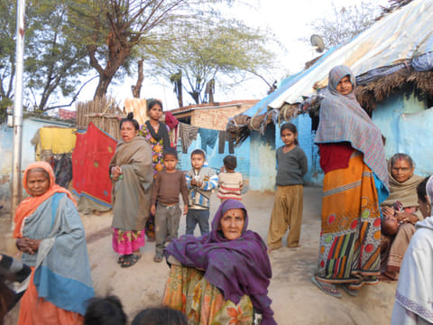 A village of beggars in India