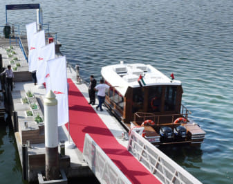 Air-conditioned abra launched at Jaddaf Marine Station