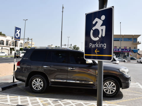 Designated parking slots for People of Determinaton