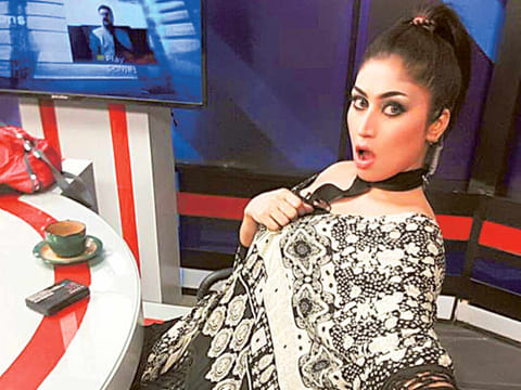 Qandeel Baloch was hugely popular on social media.
