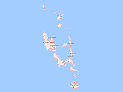 Vanuatu is one of the countries on the tsunami alert list