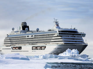 A luxury cruise ship sets sail for the Arctic, thanks to climate change