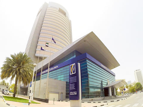 Emirates NBD headquarter in Dubai. The GCC’s banking system remains resilient despite the economic impact of COVID-19 and low oil prices , according to analysts and rating agencies.