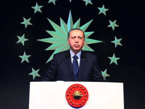 Turkey's President Recep Tayyip Erdogan 
