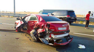 Emirati run over while waiting for ambulance on roadside
