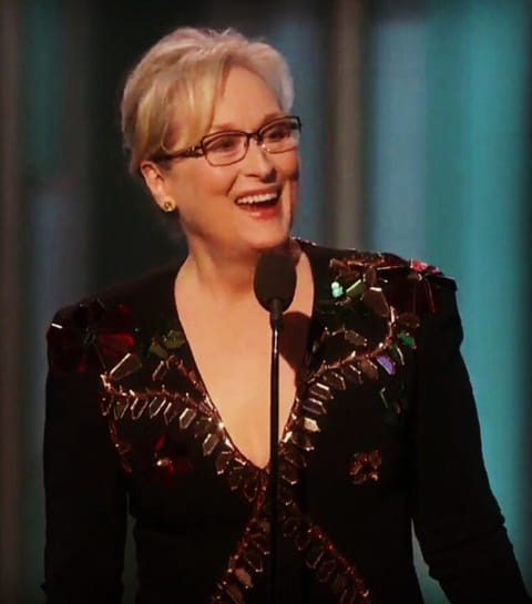 Meryl Streep takes on Trump at Golden Globes