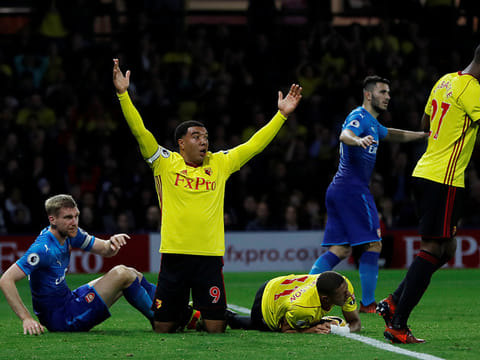  Watford’s Troy Deeney is against starting the Premier League too early