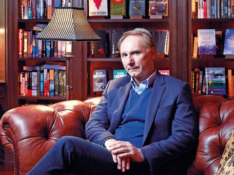Dan Brown, the “Da Vinci Code” author