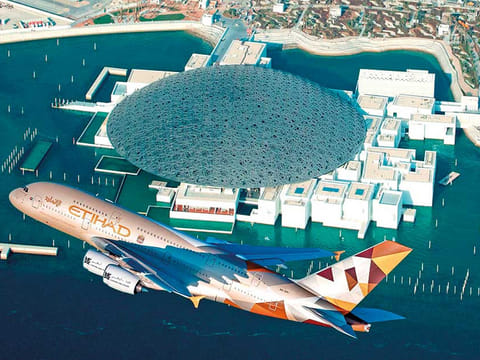 An Etihad Airways Airbus A380 [Illustrative image]