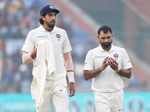 India's Mohammad Shami (right), alongwith senior pro Ishant Sharma and Umesh Yadav (not pictured) have formed one of the dreaded pace ball attacks in modern cricket.