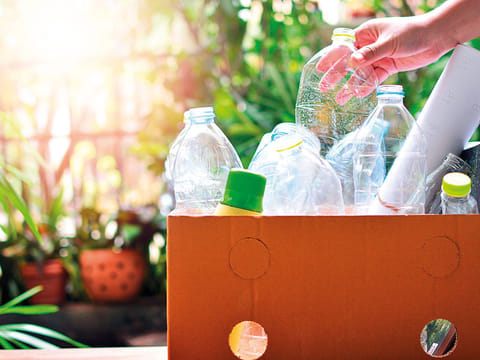 Picture for illustrative purposes: Increased awareness of recycling and wasted plastic  