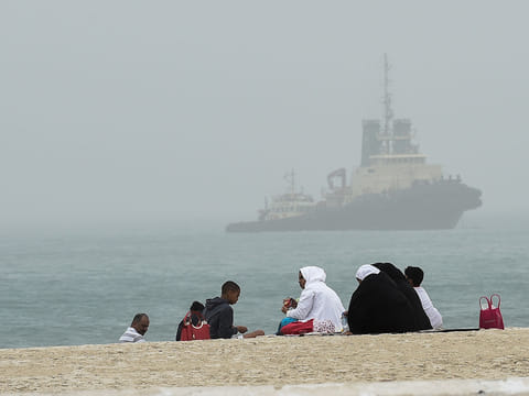Sharjah Police have appealed to the public to avoid swimming in areas where warning signs are displayed and to also avoid going out swimming during high tide. Picture for illustrative purposes only.