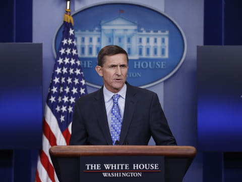 Former US National Security Adviser Michael Flynn
