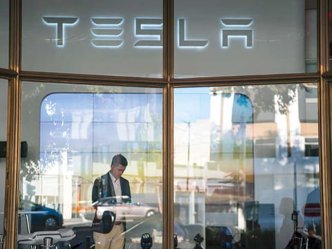  Tesla’s stock declined slightly on Thursday after filings revealed Chief Executive Elon Musk sold about $5 billion worth of his shares.