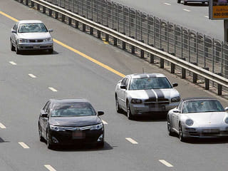 Not adhering to mandatory lanes will land you a Dh400 fine