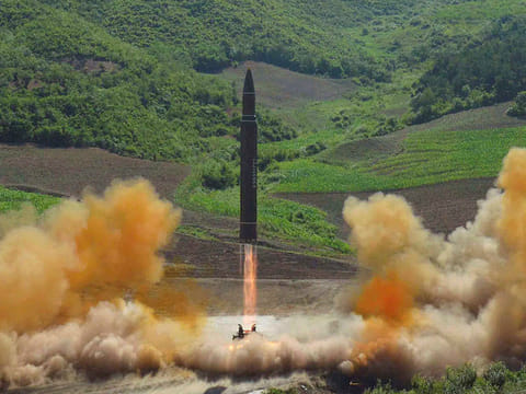An Intercontinental Ballistic Missile (ICBM) is a type of missile that is designed to deliver nuclear or conventional warheads over very long distances, typically from one continent to another. 