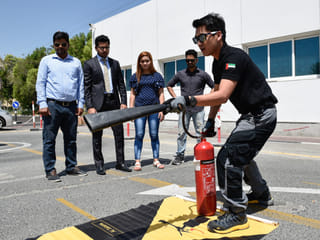 How to use a fire extinguisher