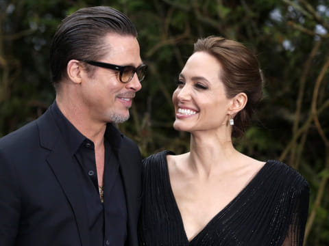 Actors Brad Pitt and Angelina Jolie in a file photo