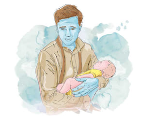 Daddy’s got the baby blues