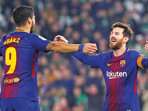 Barcelona’s Messi.