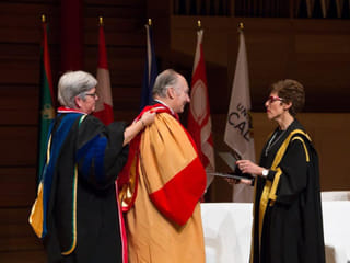 The Aga Khan conferred honorary degree