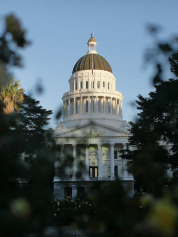 A file photo of the California Capitol building in Sacramento, Calif., in October 2017.  